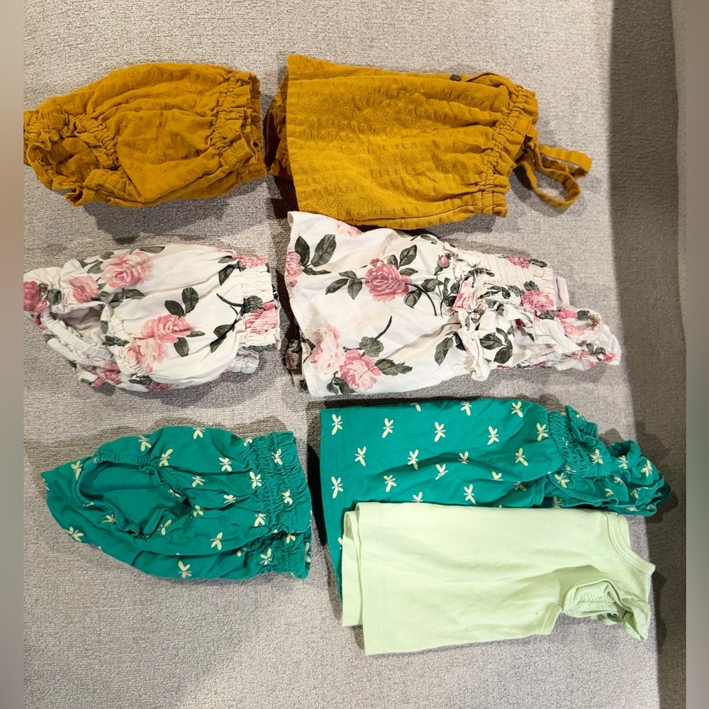 Baby girl summer sets
